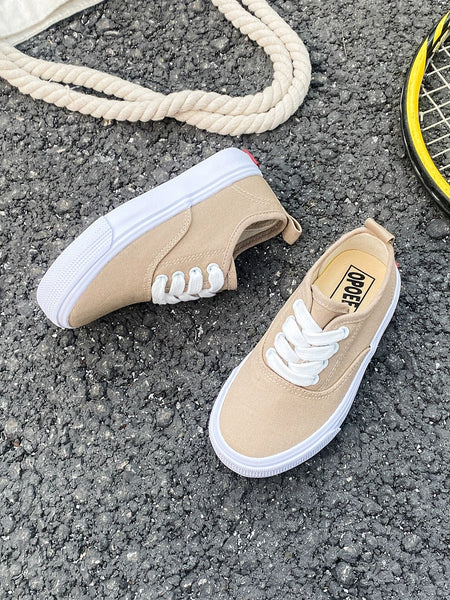 PREORDER: Kid's Canvas Lace-up Shoes  RERUN 7.13.26 - Pumpkin Patch Co