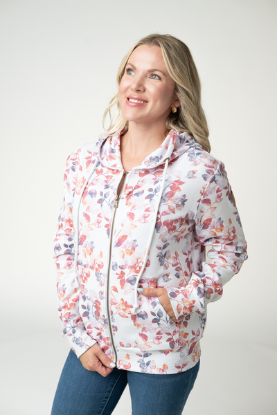 IN STOCK Fullzip Hoodie - Autumn Watercolor