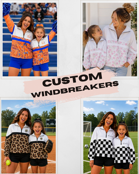 PREORDER: Customer Designed Mommy & Me Windbreaker 6.1.26 osym - Pumpkin Patch Co