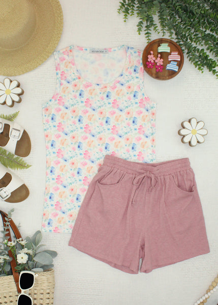 IN STOCK Ava Tank - Petal Gardens - Pumpkin Patch Co