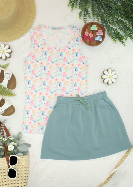 IN STOCK Ava Tank - Petal Gardens - Pumpkin Patch Co