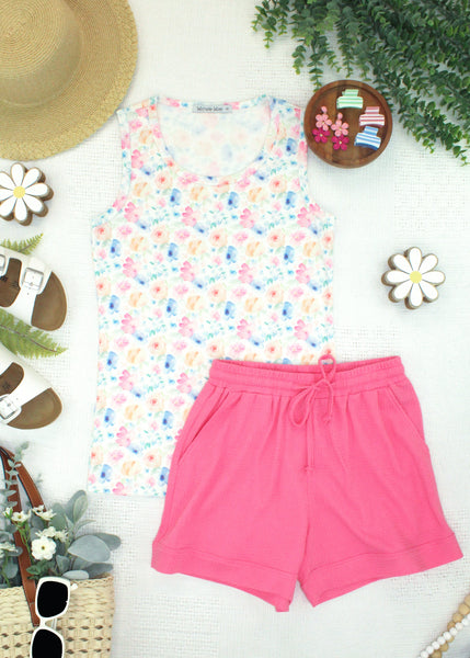 IN STOCK Ava Tank - Petal Gardens - Pumpkin Patch Co