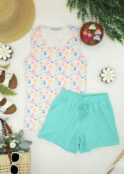 IN STOCK Ava Tank - Petal Gardens - Pumpkin Patch Co