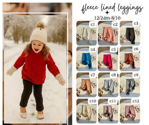 PREORDER: RERUN Fleece Lined Leggings 12.8.25
