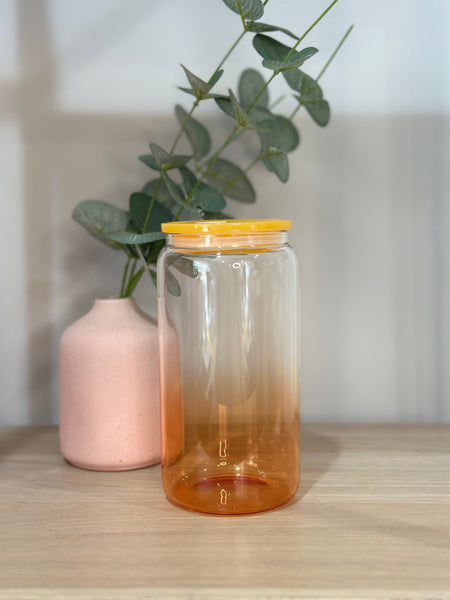 Ready to Ship | The Izzy 16oz Ombre Glass Tumblers