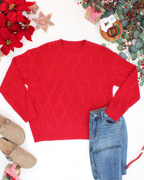 IN STOCK Carson Pullover - Red