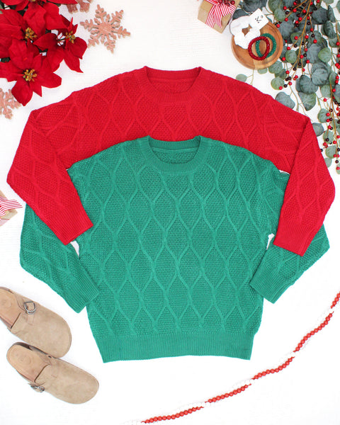 IN STOCK Carson Pullover - Forest Green