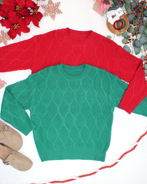 IN STOCK Carson Pullover - Forest Green