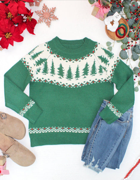 IN STOCK Christmas Trees Sweater
