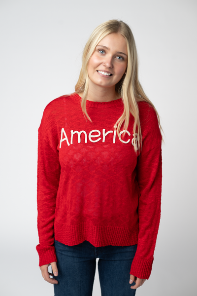 IN STOCK America Red Top - Pumpkin Patch Co