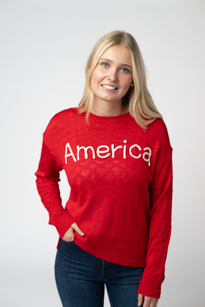 IN STOCK America Red Top - Pumpkin Patch Co