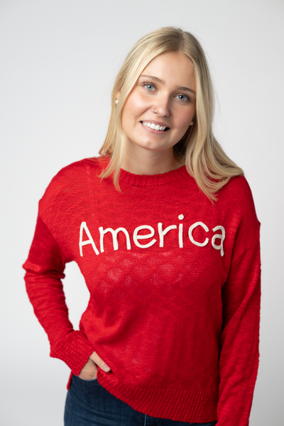 IN STOCK America Red Top - Pumpkin Patch Co