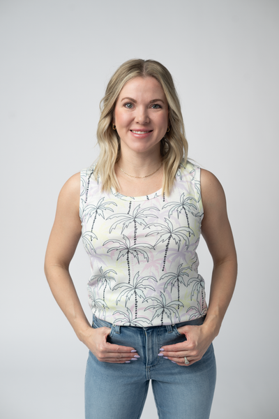 IN STOCK Ava Tank - Neon Palm - Pumpkin Patch Co