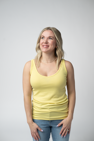 IN STOCK Kennedy Tank - Lemon - Pumpkin Patch Co