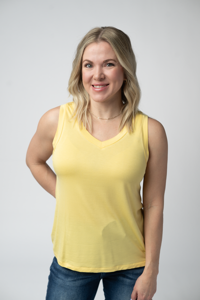 IN STOCK Noelle Tank - Lemon - Pumpkin Patch Co