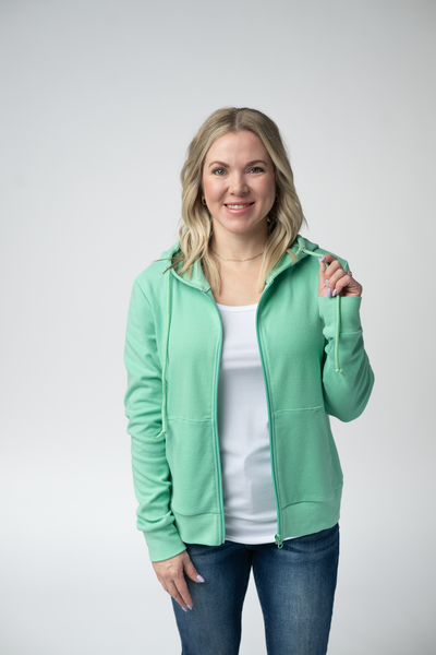 IN STOCK Fullzip Hoodie - Aquamarine - Pumpkin Patch Co