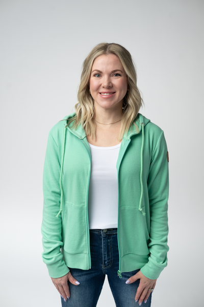 IN STOCK Fullzip Hoodie - Aquamarine - Pumpkin Patch Co