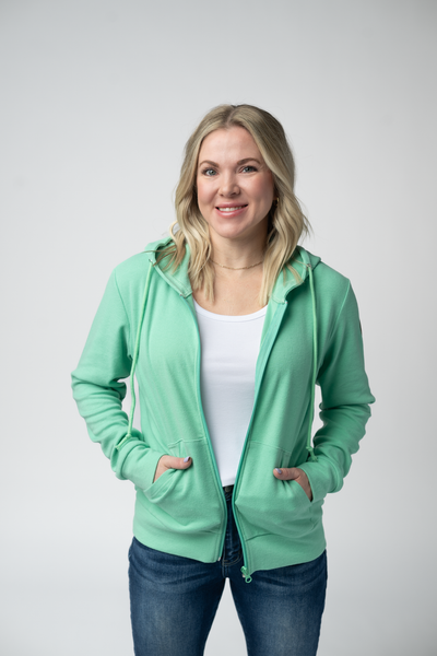 IN STOCK Fullzip Hoodie - Aquamarine - Pumpkin Patch Co