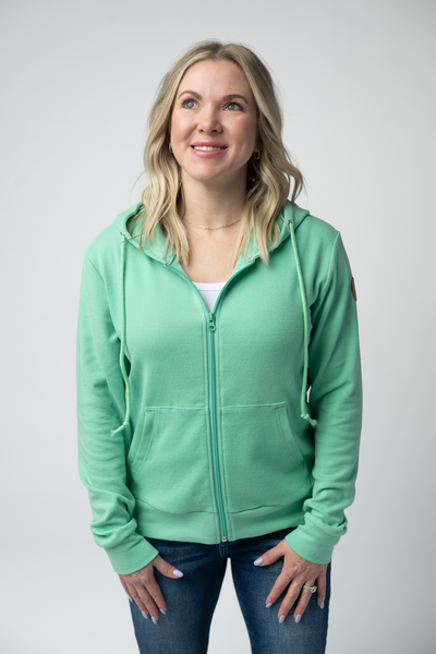 IN STOCK Fullzip Hoodie - Aquamarine - Pumpkin Patch Co