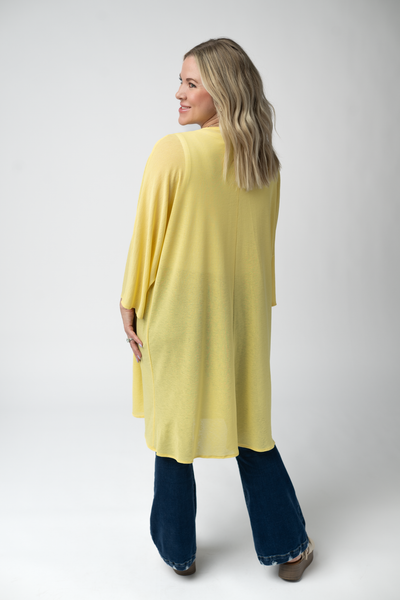 IN STOCK Ellie Cover-Up Kimono - Lemon