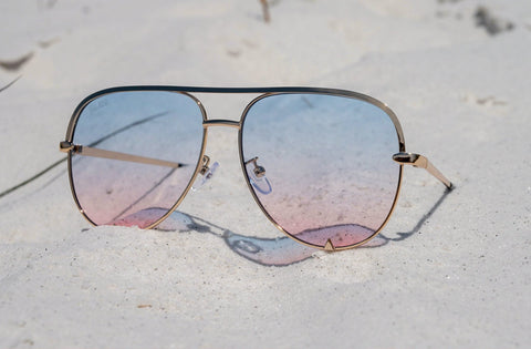 PreOrder | The Gold/ Pink Blue Kay - High Quality Unisex Aviator Sunglasses*