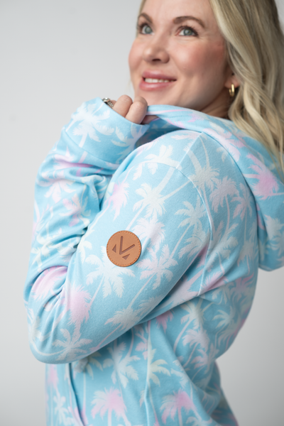 IN STOCK Fullzip Hoodie - Aqua Palm - Pumpkin Patch Co
