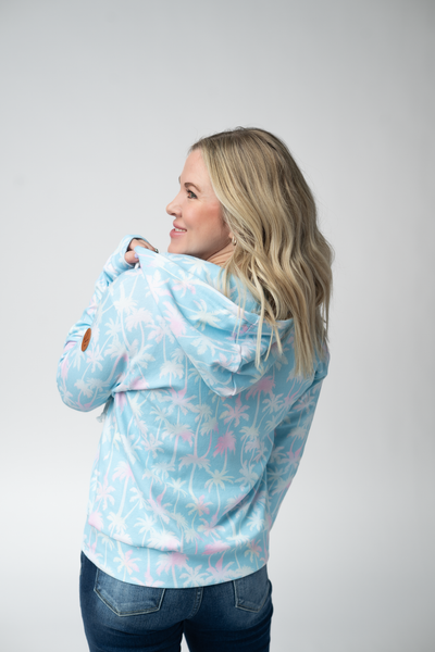 IN STOCK Fullzip Hoodie - Aqua Palm - Pumpkin Patch Co