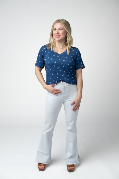 IN STOCK Sophie Top - Nautical Navy - Pumpkin Patch Co