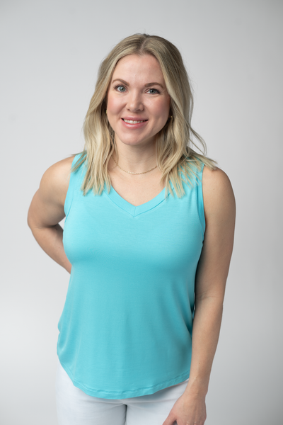 IN STOCK Noelle Tank - Aqua - Pumpkin Patch Co