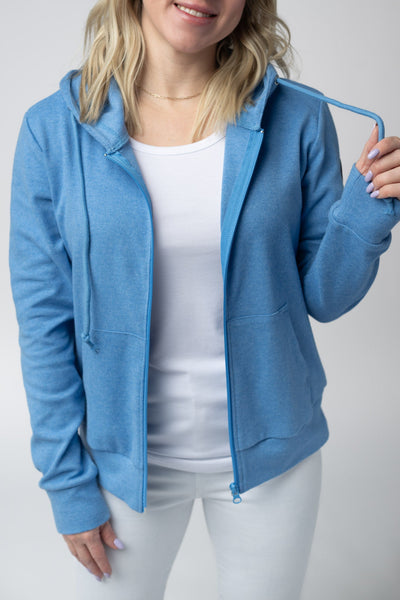IN STOCK Fullzip Hoodie - Blue - Pumpkin Patch Co