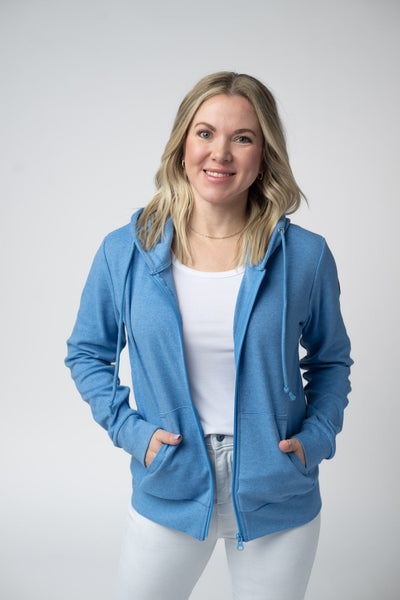 IN STOCK Fullzip Hoodie - Blue - Pumpkin Patch Co