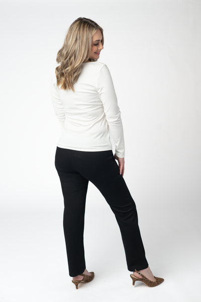 IN STOCK Luxe Ankle Bottoms- Black - Pumpkin Patch Co
