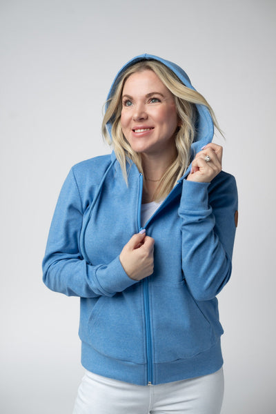 IN STOCK Fullzip Hoodie - Blue - Pumpkin Patch Co