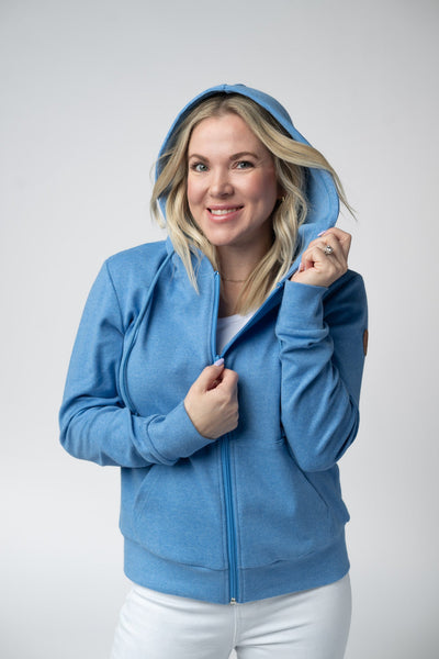 IN STOCK Fullzip Hoodie - Blue - Pumpkin Patch Co