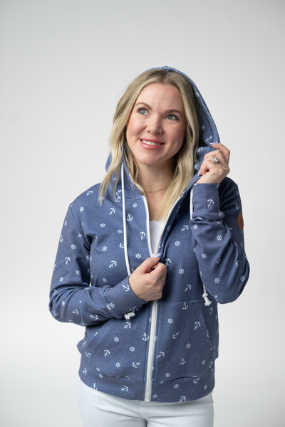IN STOCK Fullzip Hoodie - Nautical Navy - Pumpkin Patch Co