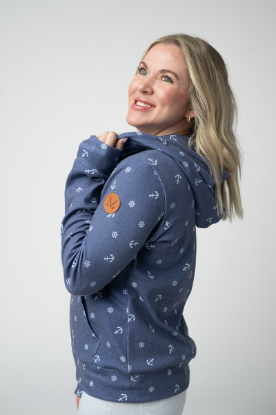 IN STOCK Fullzip Hoodie - Nautical Navy - Pumpkin Patch Co