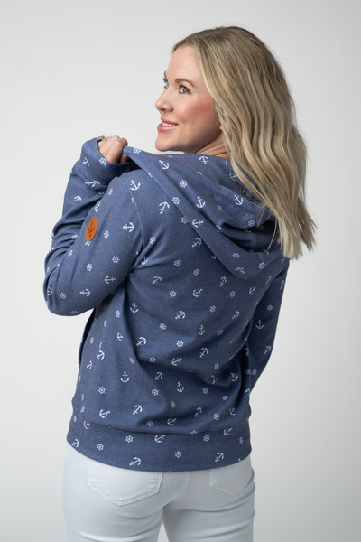 IN STOCK Fullzip Hoodie - Nautical Navy - Pumpkin Patch Co