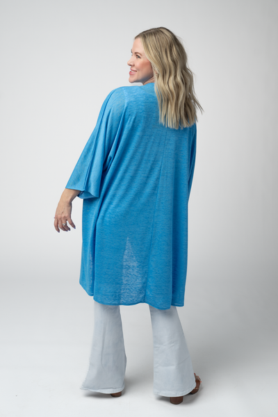 IN STOCK Ellie Cover-Up Kimono - Light Blue