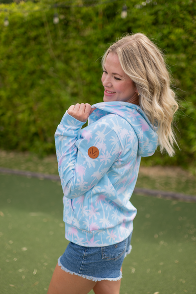 IN STOCK Fullzip Hoodie - Aqua Palm - Pumpkin Patch Co