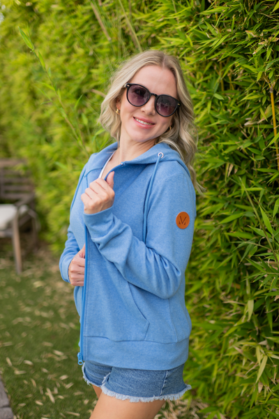 IN STOCK Fullzip Hoodie - Blue - Pumpkin Patch Co
