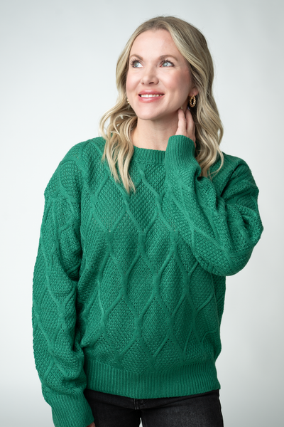 IN STOCK Carson Pullover - Forest Green
