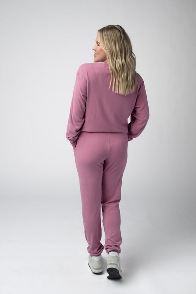 IN STOCK Corrine Joggers - Rose - Pumpkin Patch Co