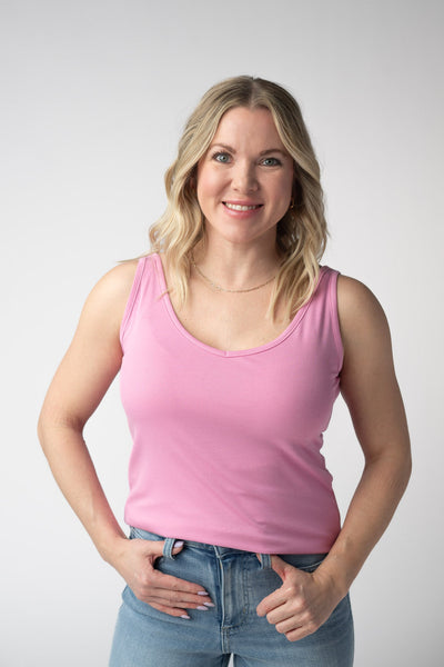 IN STOCK Kennedy Tank - Pink - Pumpkin Patch Co
