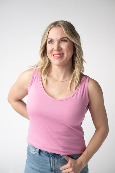 IN STOCK Kennedy Tank - Pink - Pumpkin Patch Co