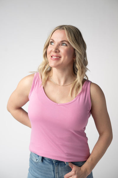 IN STOCK Kennedy Tank - Pink - Pumpkin Patch Co