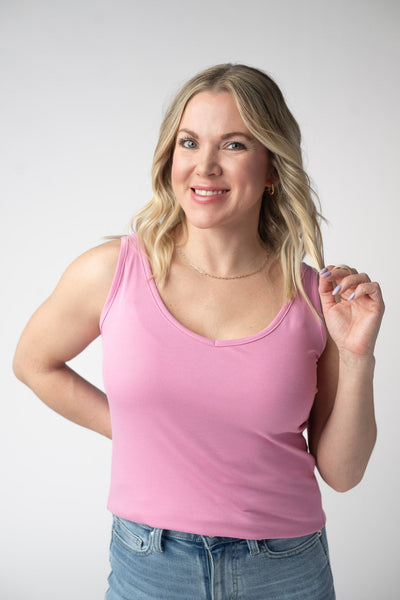 IN STOCK Kennedy Tank - Pink - Pumpkin Patch Co