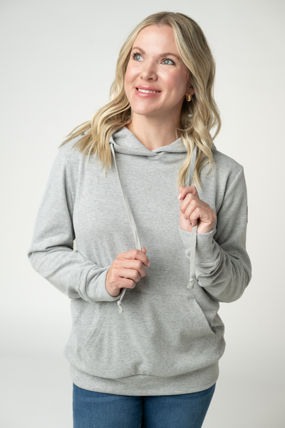 IN STOCK Hailey Hoodie - Light Grey