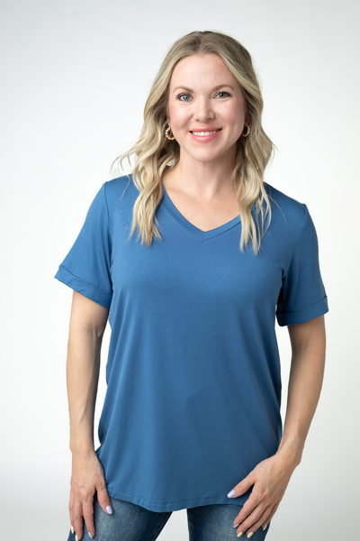 IN STOCK Sophie Top - Winter Blue