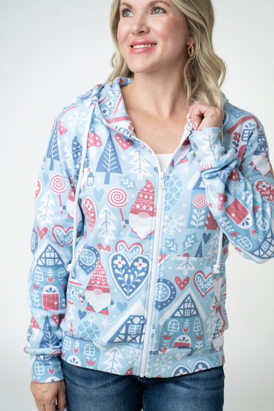 IN STOCK Fullzip Hoodie - Winter Gnome
