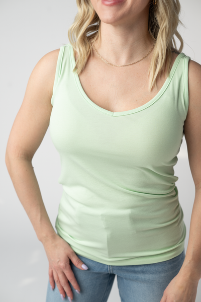 IN STOCK Kennedy Tank - Lime - Pumpkin Patch Co